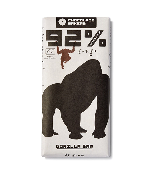 Chocolatemakers Gorilla 92% étcsokoládé
