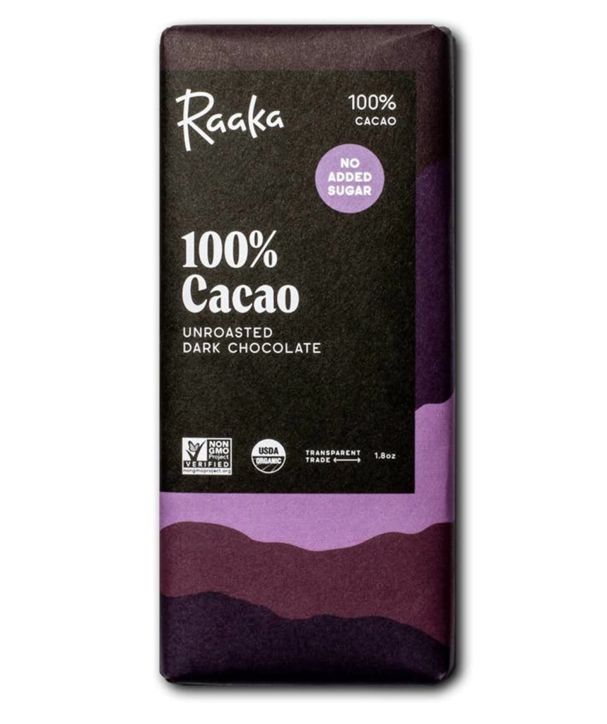 Raaka 100% cocoa